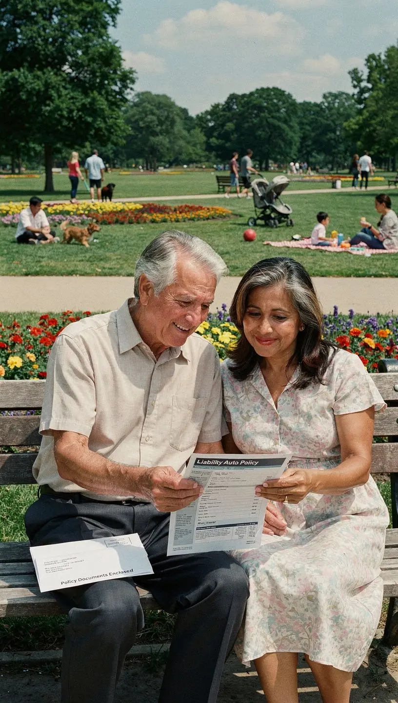 Zdjcie przedstawiające komputer z otwartą stroną internetową oferującą ubezpieczenia samochodowe.